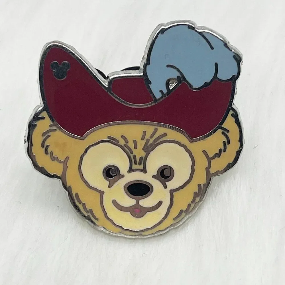 🔮 5/$25 Disney Duffy the Bear Peter Pan Captain Hook Pin